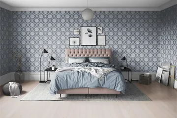 Sänggavel Knappar - Vintagerose