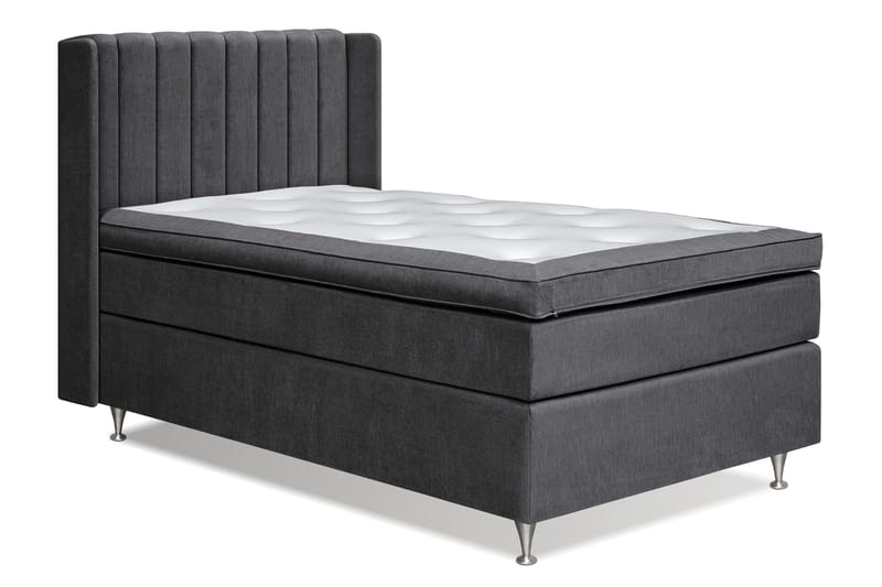 Joluma Sängpaket Fast 140x200 cm - (+Fler val) 140x200 cm Mörkgrå - Products - Möbler - Säng - Kontinentalsäng