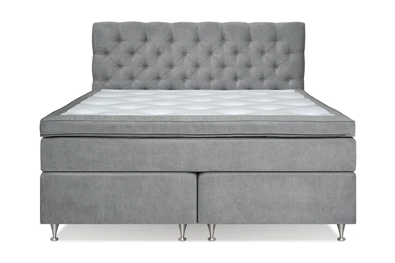 Joluma Sängpaket Fast 160x200 cm - (+Fler val) 160x200 cm Grå - Products - Möbler - Säng - Kontinentalsäng