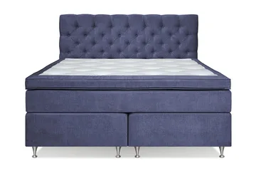 Joluma Sängpaket Fast 160x200 cm - (+Fler val) 160x200 cm Mörkblå - Products - Möbler - Säng - Enkelsäng
