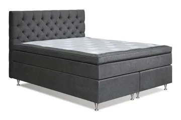 Joluma Sängpaket Fast 160x200 cm - (+Fler val) 160x200 cm Mörkgrå - Products - Möbler - Säng - Kontinentalsäng