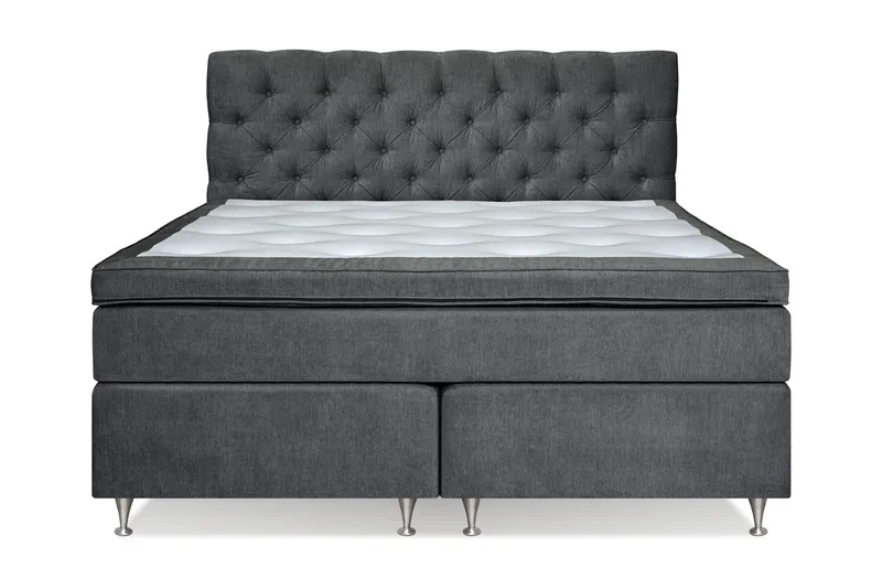 Joluma Sängpaket Fast 160x200 cm - (+Fler val) 160x200 cm Mörkgrå - Products - Möbler - Säng - Kontinentalsäng