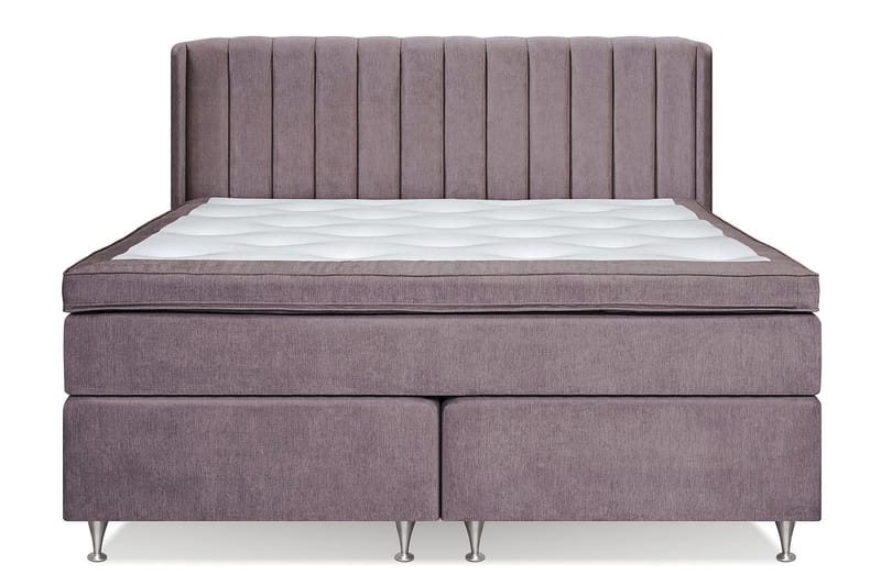 Joluma Sängpaket Fast 160x200 cm - (+Fler val) 160x200 cm Mörkrosa - Products - Möbler - Säng - Kontinentalsäng