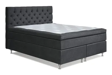 Joluma Sängpaket Fast 160x200 cm - (+Fler val) 160x200 cm Svart - Products - Möbler - Säng - Kontinentalsäng