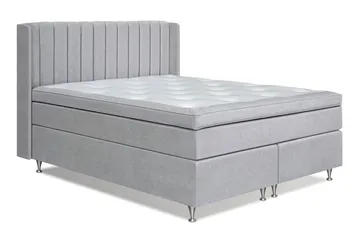 Joluma Sängpaket Fast 180x200 cm - (+Fler val) 180x200 cm Ljusgrå - Products - Möbler - Säng - Kontinentalsäng