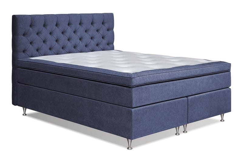 Joluma Sängpaket Fast 180x200 cm - (+Fler val) 180x200 cm Mörkblå - Products - Möbler - Säng - Enkelsäng