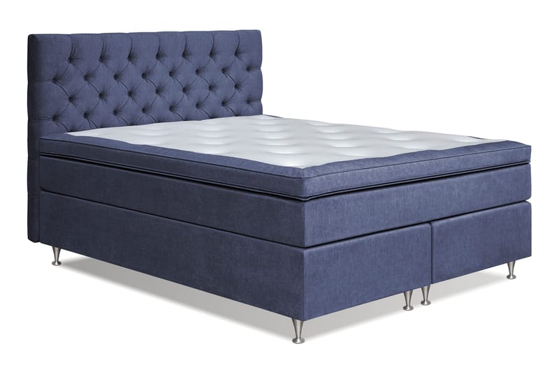 Joluma Sängpaket Fast 180x200 cm - (+Fler val) 180x200 cm Mörkblå - Products - Möbler - Säng - Enkelsäng
