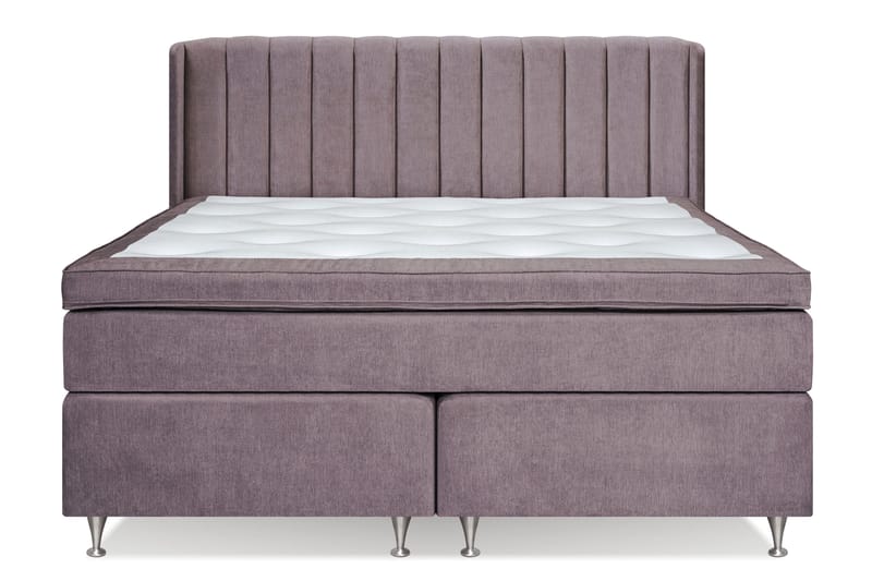 Joluma Sängpaket Fast 180x200 cm - (+Fler val) 180x200 cm Mörkrosa - Products - Möbler - Säng - Kontinentalsäng