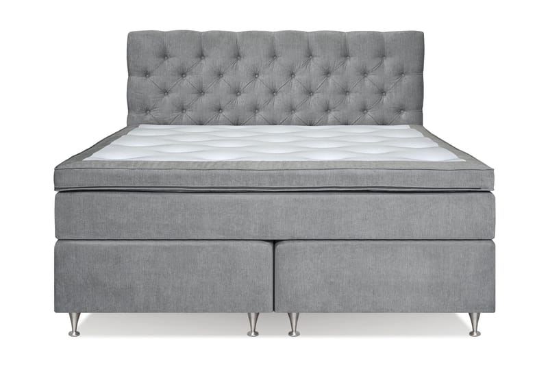 Joluma Sängpaket Fast/Medium 160x200 cm - (+Fler val) 160x200 cm Grå - Products - Möbler - Säng - Kontinentalsäng