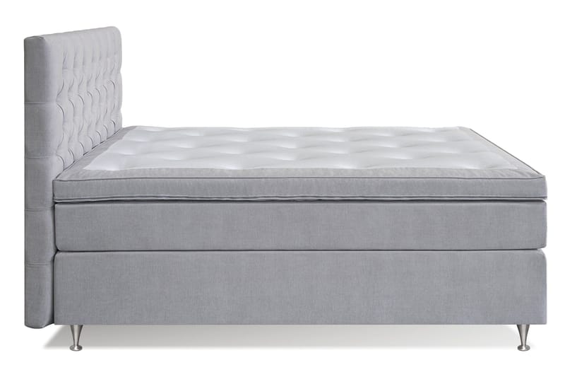 Joluma Sängpaket Fast/Medium 160x200 cm - (+Fler val) 160x200 cm Ljusgrå - Products - Möbler - Säng - Kontinentalsäng