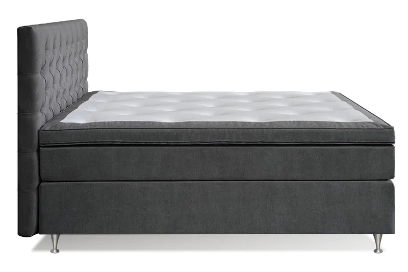 Joluma Sängpaket Fast/Medium 160x200 cm - (+Fler val) 160x200 cm Mörkgrå - Products - Möbler - Säng - Kontinentalsäng
