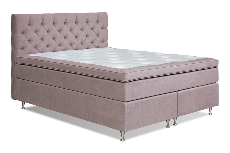 Joluma Sängpaket Fast/Medium 160x200 cm - (+Fler val) 160x200 cm Vintagerose - Products - Möbler - Säng - Kontinentalsäng