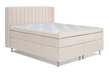 Joluma Sängpaket Fast/Medium 180x200 cm - (+Fler val) 180x200 cm Ljusbeige - Products - Möbler - Säng - Kontinentalsäng
