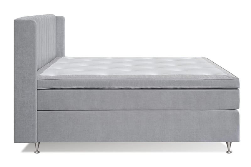 Joluma Sängpaket Fast/Medium 180x200 cm - (+Fler val) 180x200 cm Ljusgrå - Products - Möbler - Säng - Kontinentalsäng