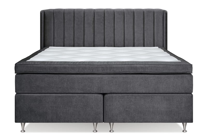 Joluma Sängpaket Fast/Medium 180x200 cm - (+Fler val) 180x200 cm Mörkgrå - Products - Möbler - Säng - Kontinentalsäng