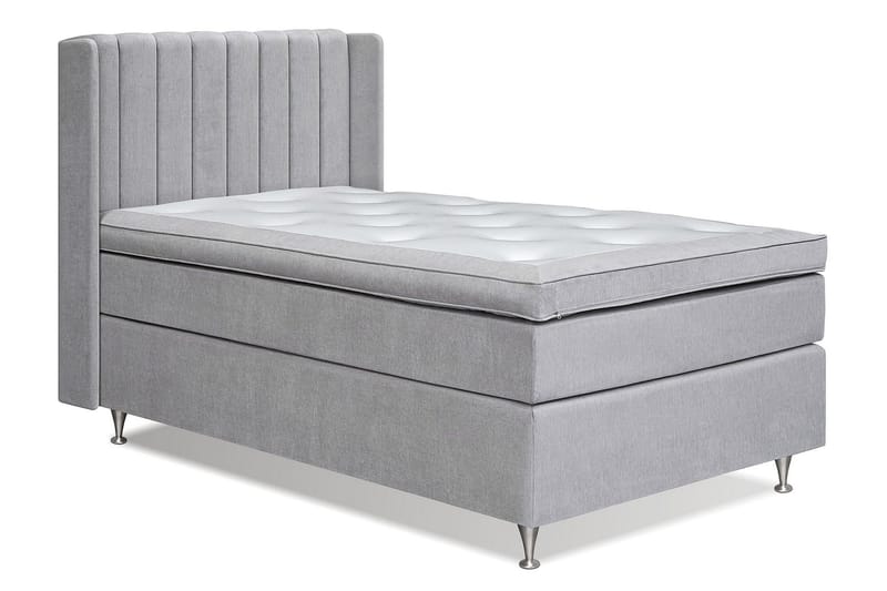 Joluma Sängpaket Medium 105x200 cm - (+Fler val) 105x200 cm Ljusgrå - Products - Möbler - Säng - Kontinentalsäng