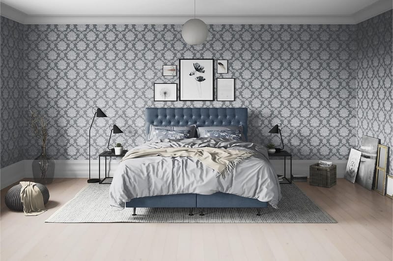 Joluma Sängpaket Medium 105x200 cm - (+Fler val) 105x200 cm Mörkblå - Products - Möbler - Säng - Enkelsäng