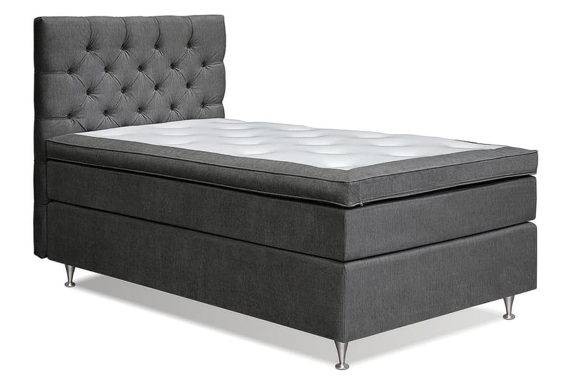 Joluma Sängpaket Medium 105x200 cm - (+Fler val) 105x200 cm Mörkgrå - Products - Möbler - Säng - Kontinentalsäng
