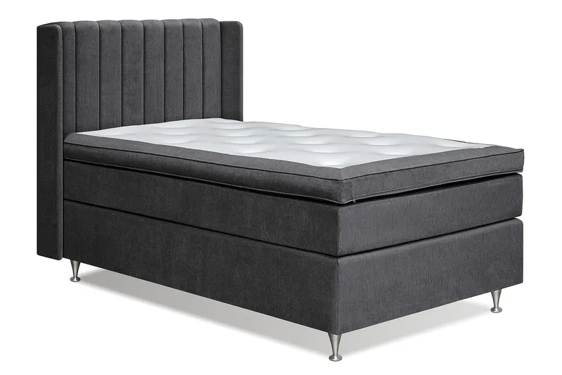 Joluma Sängpaket Medium 120x200 cm - (+Fler val) 120x200 cm Mörkgrå - Products - Möbler - Säng - Kontinentalsäng
