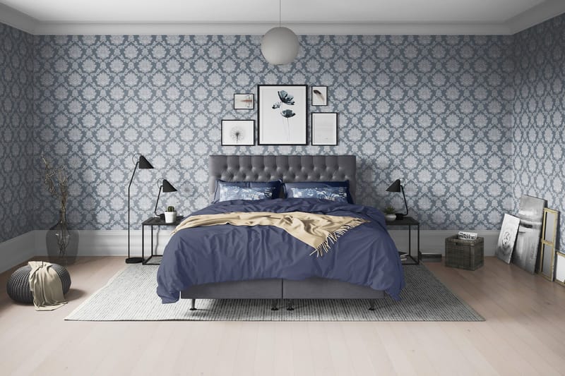 Joluma Sängpaket Medium 120x200 cm - (+Fler val) 120x200 cm Mörkgrå - Products - Möbler - Säng - Kontinentalsäng