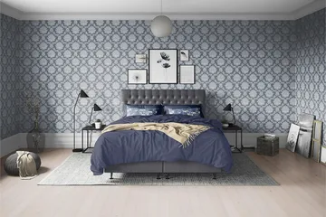 Joluma Sängpaket Medium 140x200 cm - (+Fler val) 140x200 cm Mörkgrå - Products - Möbler - Säng - Kontinentalsäng