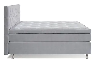 Joluma Sängpaket Medium 160x200 cm - (+Fler val) 160x200 cm Ljusgrå - Products - Möbler - Säng - Kontinentalsäng