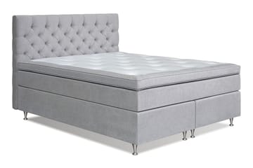 Joluma Sängpaket Medium 160x200 cm - (+Fler val) 160x200 cm Ljusgrå - Products - Möbler - Säng - Kontinentalsäng