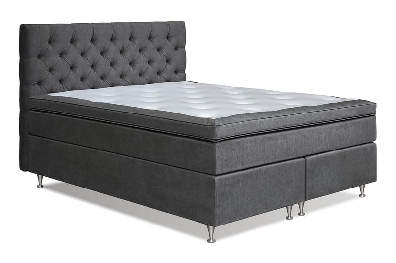 Joluma Sängpaket Medium 160x200 cm - (+Fler val) 160x200 cm Mörkgrå - Products - Möbler - Säng - Kontinentalsäng