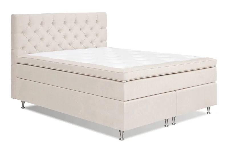 Joluma Sängpaket Medium 180x200 cm - (+Fler val) 180x200 cm Ljusbeige - Products - Möbler - Säng - Kontinentalsäng