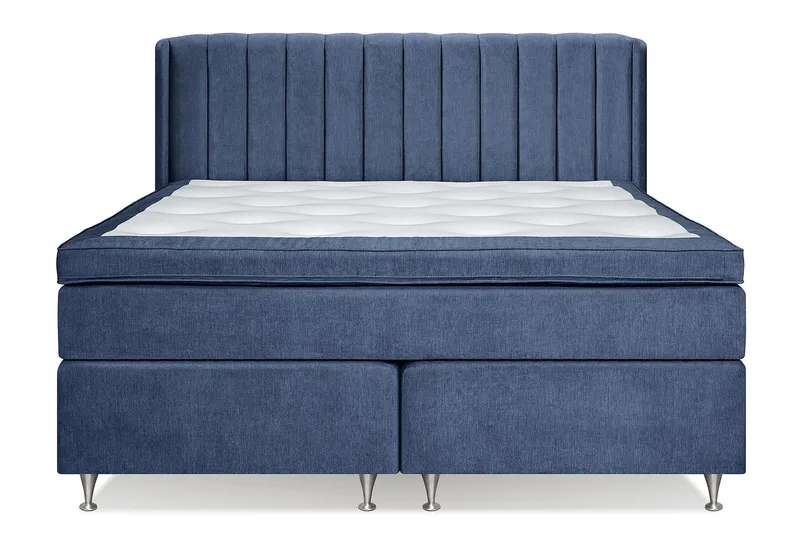 Joluma Sängpaket Medium 180x200 cm - (+Fler val) 180x200 cm Mörkblå - Products - Möbler - Säng - Enkelsäng