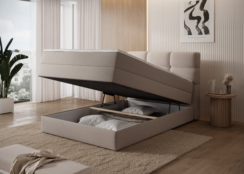 Kasped Sängpaket Kontinentalsäng med förvaring 120x200 cm - Paolli 18 - Products - Möbler - Säng - Säng med förvaring