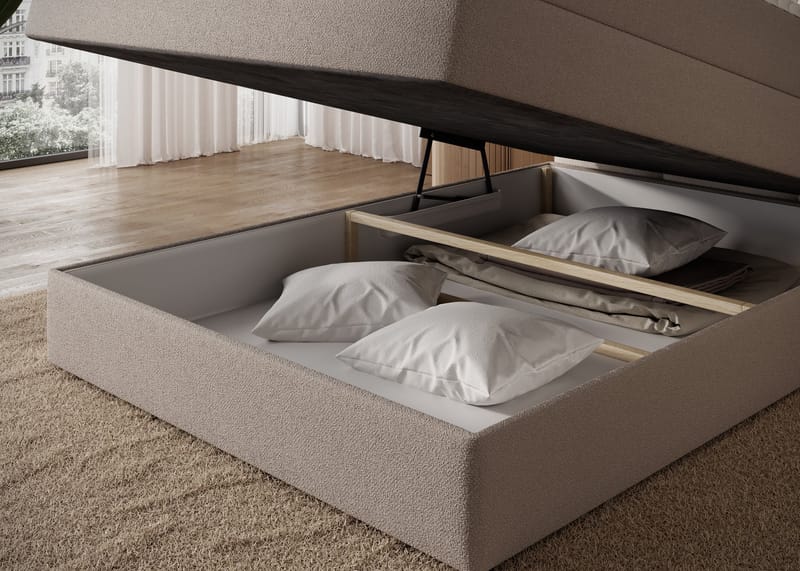 Kasped Sängpaket Kontinentalsäng med förvaring 120x200 cm - Paolli 18 - Products - Möbler - Säng - Säng med förvaring