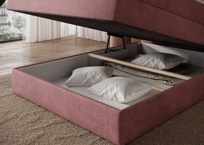 Kasped Sängpaket Kontinentalsäng med förvaring 140x200 cm - Touch 24 - Products - Möbler - Säng - Säng med förvaring