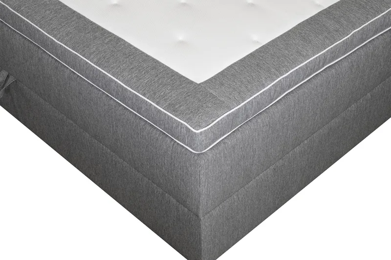 Kontinentalsäng Accent Med Förvaring 180x200 cm - Grå - Products - Möbler - Säng - Säng med förvaring