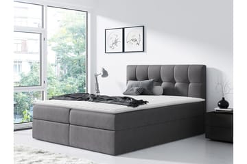 Kramvik Kontinentalsäng 140x200 - Grå - Products - Möbler - Säng - Säng med förvaring