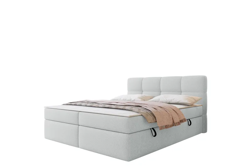 Leckersbo Sängpaket Kontinentalsäng 160x200 cm - Ljusgrå - Products - Möbler - Säng - Komplett sängpaket