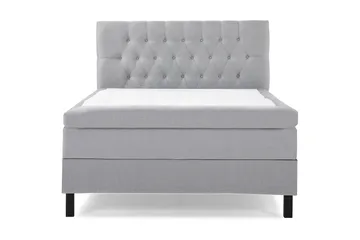 Lucky Komplett Sängpaket 120x200 Latex Diamant Sänggavel - Mellangrå - Products - Möbler - Säng - Enkelsäng