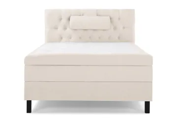 Lucky Komplett Sängpaket 120x200 Latex Diamant Sänggavel - Nackkudde Stor Beige - Products - Möbler - Säng - Enkelsäng