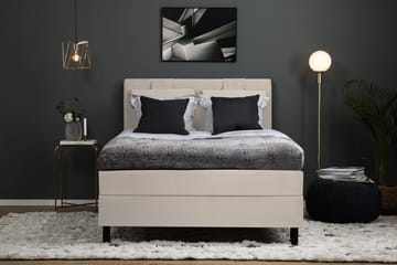 Lucky Komplett Sängpaket 120x200 Latex Slät Sänggavel - Beige - Products - Möbler - Säng - Enkelsäng