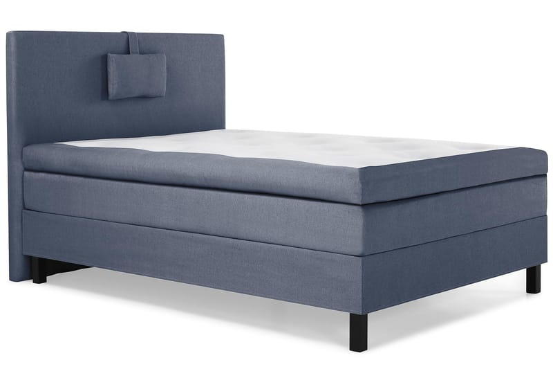 Lucky Komplett Sängpaket 120x200 Latex Slät Sänggavel  Na - Nackkudde Liten Mörkblå - Products - Möbler - Säng - Enkelsäng