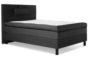 Lucky Komplett Sängpaket 120x200 Latex Slät Sänggavel  Na - Nackkudde Stor Svart/Grå - Products - Möbler - Säng - Enkelsäng