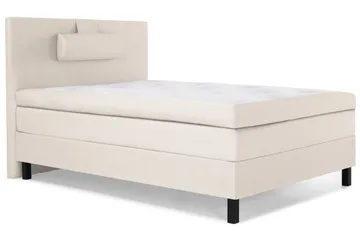 Lucky Komplett Sängpaket 120x200 Latex Slät Sänggavel - Nackkudde Stor Beige - Products - Möbler - Säng - Enkelsäng