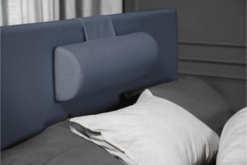 Lucky Komplett Sängpaket 120x200 Latex Slät Sänggavel - Nackkudde Stor Mörkblå - Products - M öbler - Säng - Enkelsäng