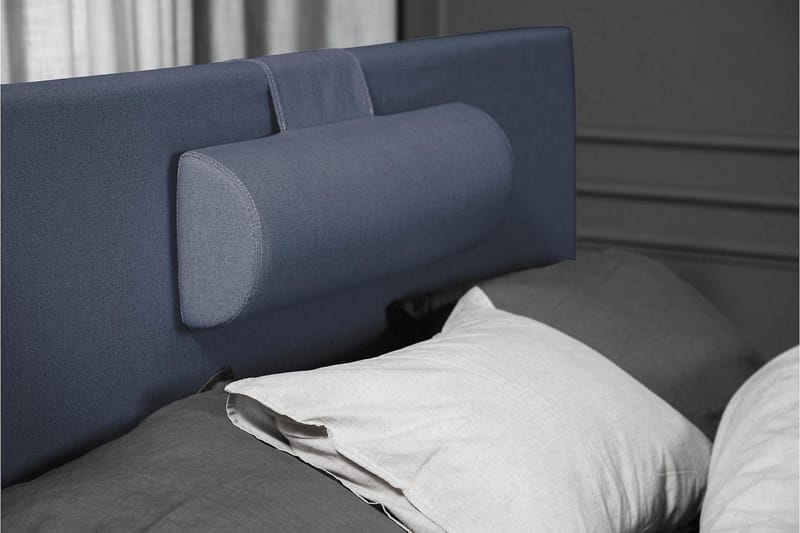 Lucky Komplett Sängpaket 120x200 Latex Slät Sänggavel - Nackkudde Stor Mörkblå - Products - Möbler - Säng - Enkelsäng