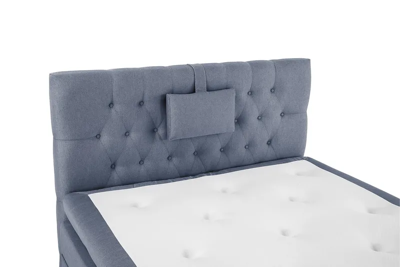 Lucky Komplett Sängpaket 120x200 Memory Diamant Sänggavel - Nackkudde Liten Mörkblå - Products - Möbler - Säng - Enkelsäng