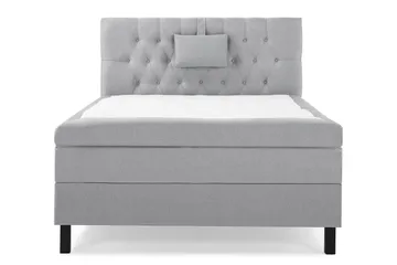 Lucky Komplett Sängpaket 120x200 Memory Diamant Sänggavel - Nackkudde Liten Mellangrå - Products - Möbler - Säng - Enkelsäng