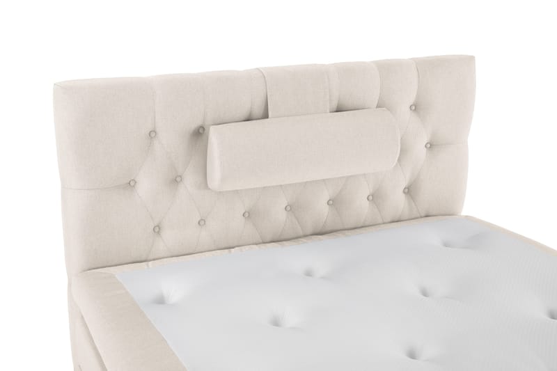 Lucky Komplett Sängpaket 120x200 Memory Diamant Sänggavel - Nackkudde Stor Beige - Products - Möbler - Säng - Enkelsäng