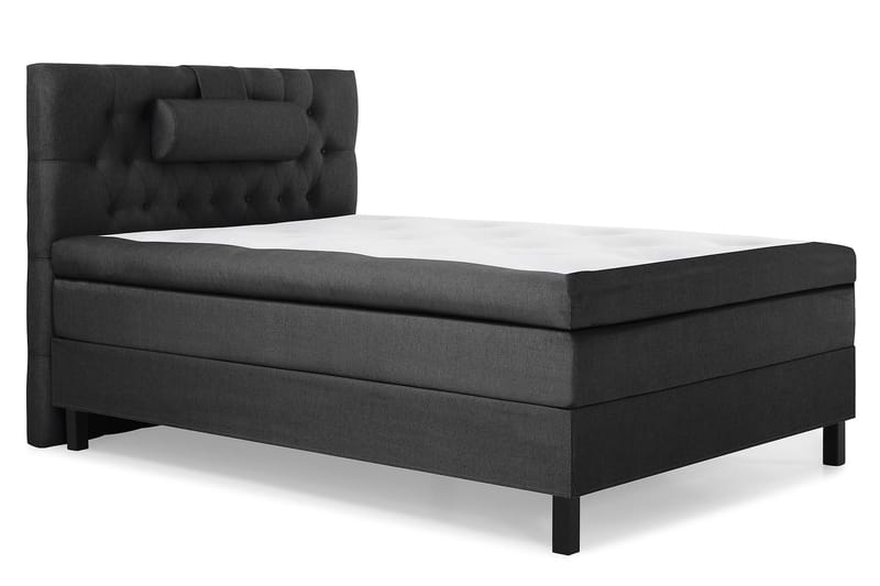 Lucky Komplett Sängpaket 120x200 Memory Diamant Sänggavel - Nackkudde Stor Svart/Grå - Products - Möbler - Säng - Enkelsäng