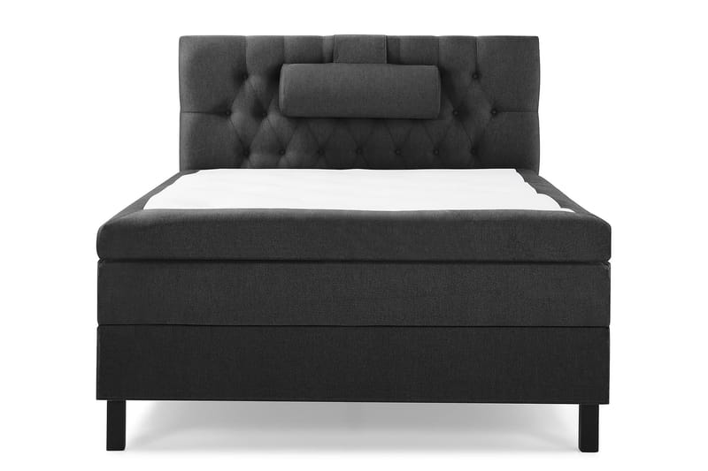 Lucky Komplett Sängpaket 120x200 Memory Diamant Sänggavel - Nackkudde Stor Svart/Grå - Products - Möbler - Säng - Enkelsäng