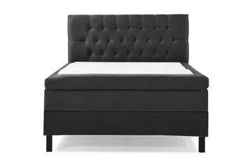 Lucky Komplett Sängpaket 120x200 Memory Diamant Sänggavel - Svart/Grå - Products - Möbler - Säng - Enkelsäng